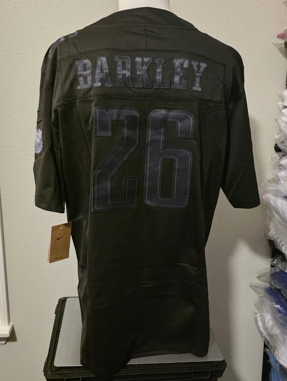 Philadelphia Eagles Saquon Barkley Custom "BLACKOUT" Jersey